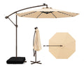 Ombrelloni Luci Solari LED nostro 50 kg 300 cm