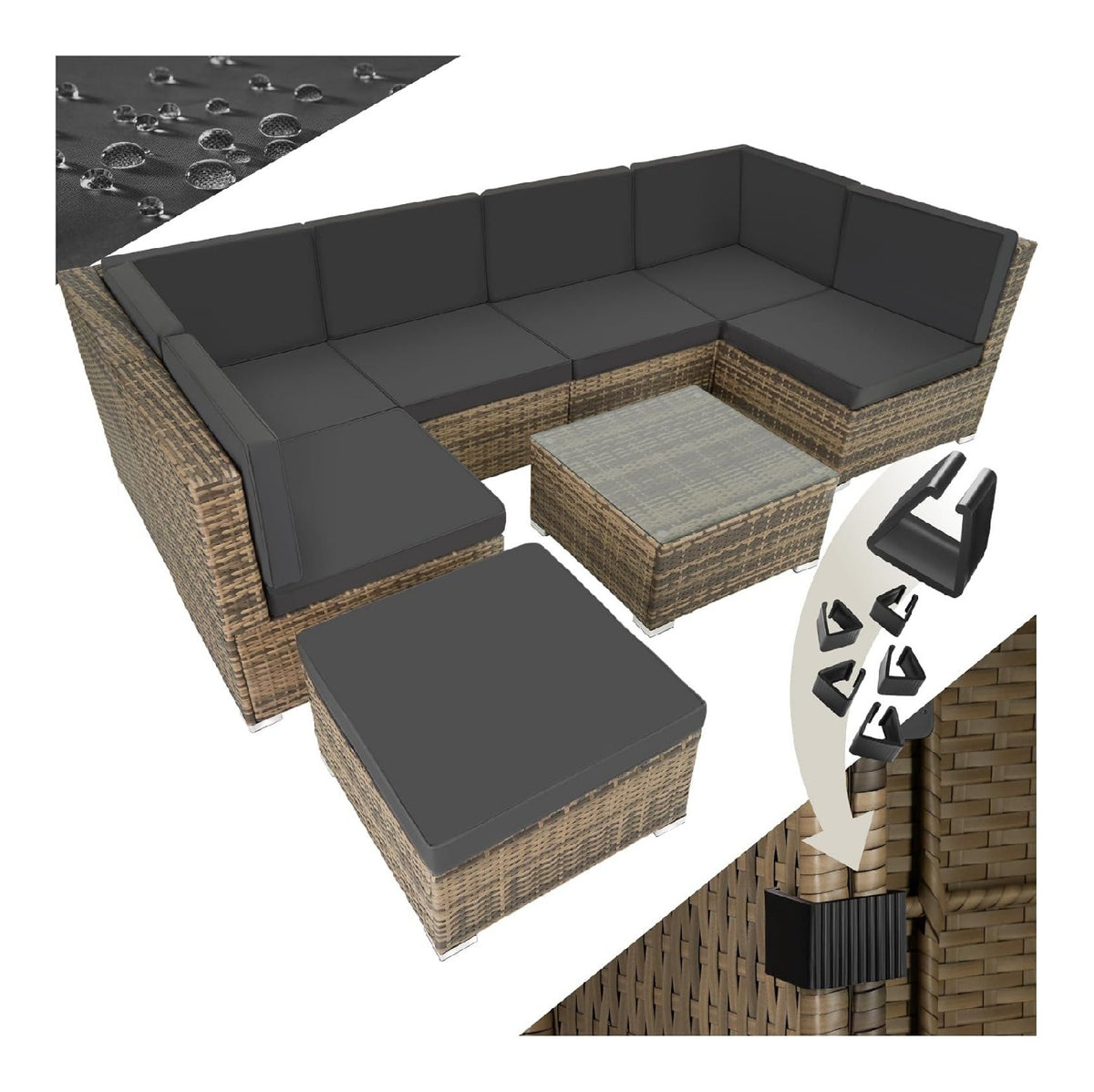 Set da conversazioni COMFORT Trasforma tuo giardino 68 cm 29,5 cm