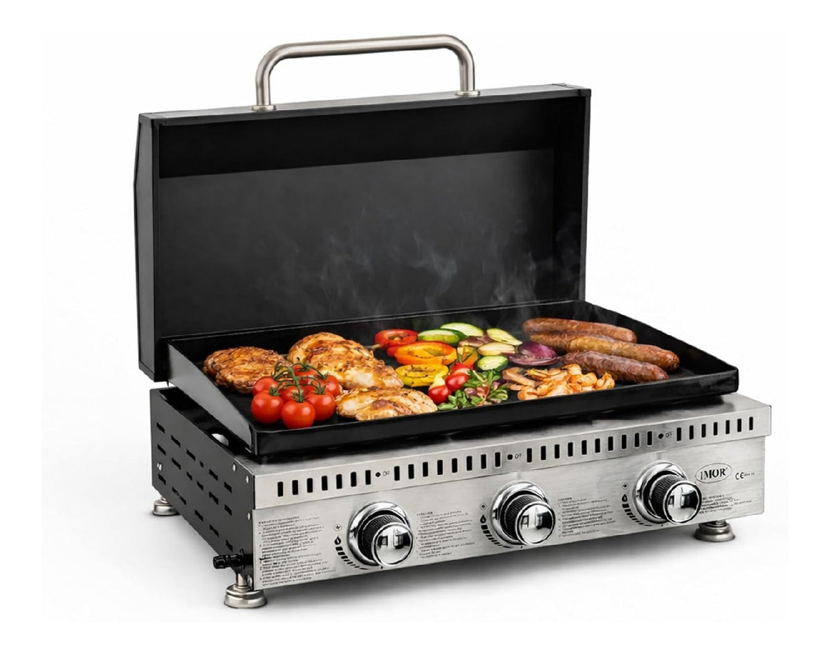 Griglie a propano Barbecue plancha gas portatile