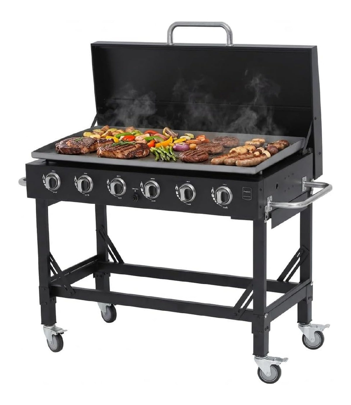 bruciatori Grill professionale ideale per giardino, Griglie a propano 53 cm 4,5 mm