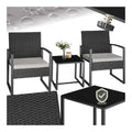 salottino Granada trasforma ogni per giardino, Set da conversazioni 120 kg 25 kg