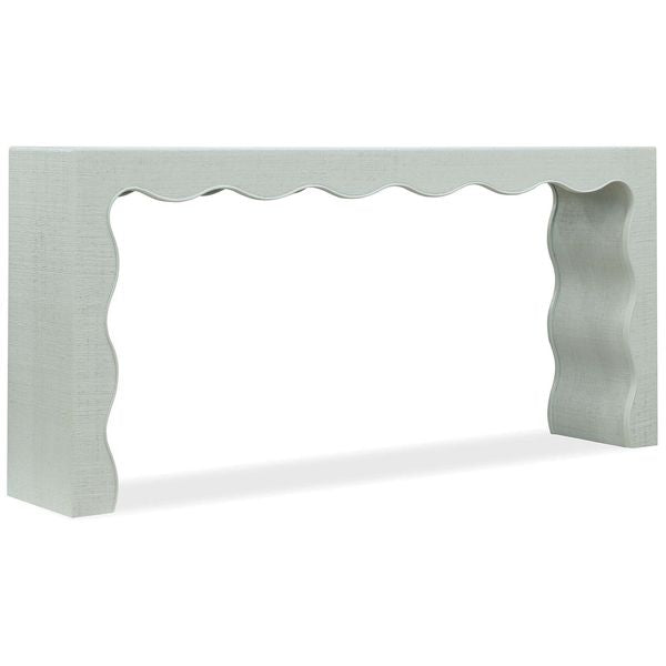 Tavolo consolle Waverly, Blu-Verde