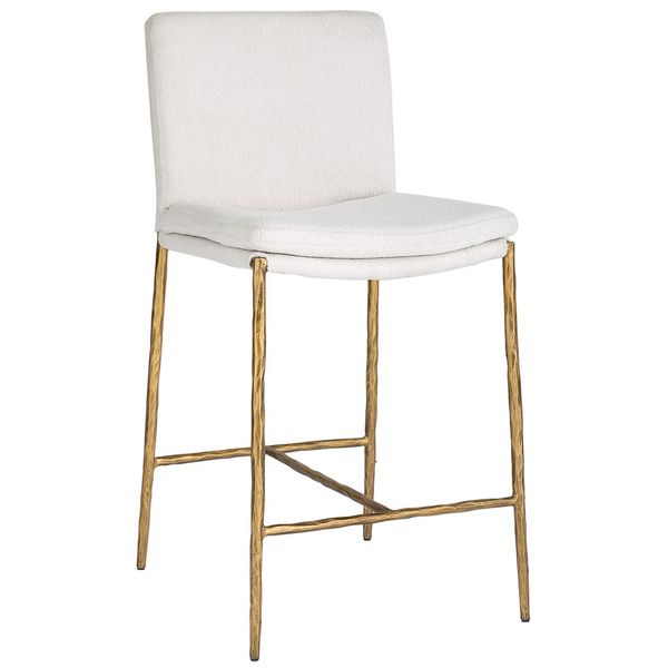 Sgabello da cucina Ascend, Colore Bianco