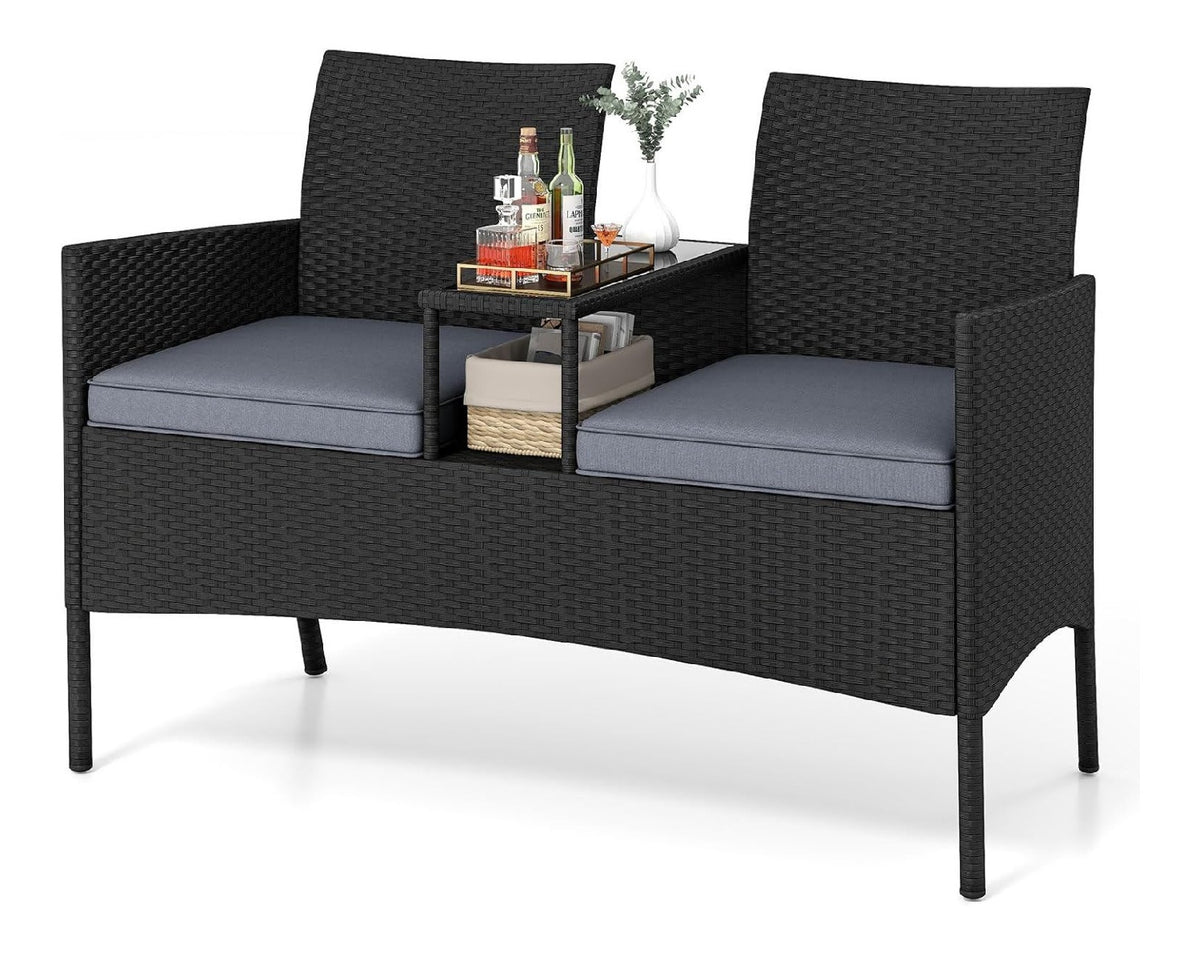 Rattan Intrecciato Alta Qualita per giardino, Divani