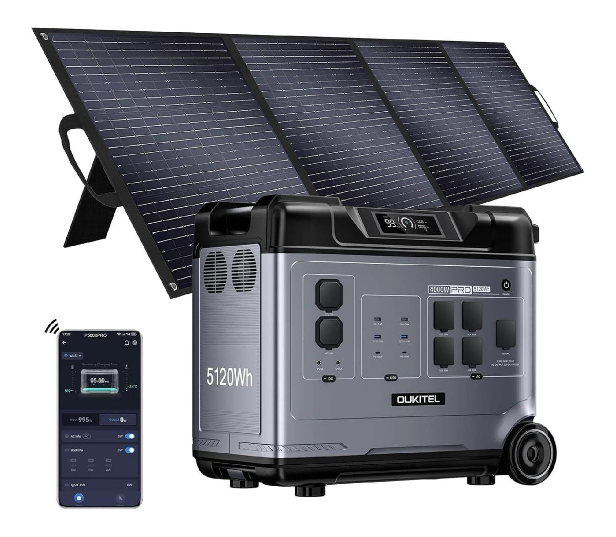 Generatori per uso esterno Grande Capacita Potenza Pro 4000W 100 W
