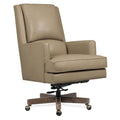 Sedia direzionale girevole inclinabile Wright in pelle, Colore Beige