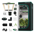 Nuovo sistema ventilazione intelligente per giardino, Tende idroponiche 7,6 m 80x80x160cm
