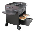 carbone forno pizza indipendente per giardino, Barbecue a legna 26 cm 92 cm