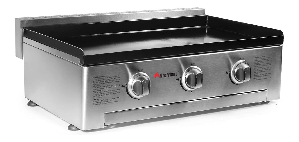 Barbecue a gas 41,6 cm con piastra dotata tre bruciatori