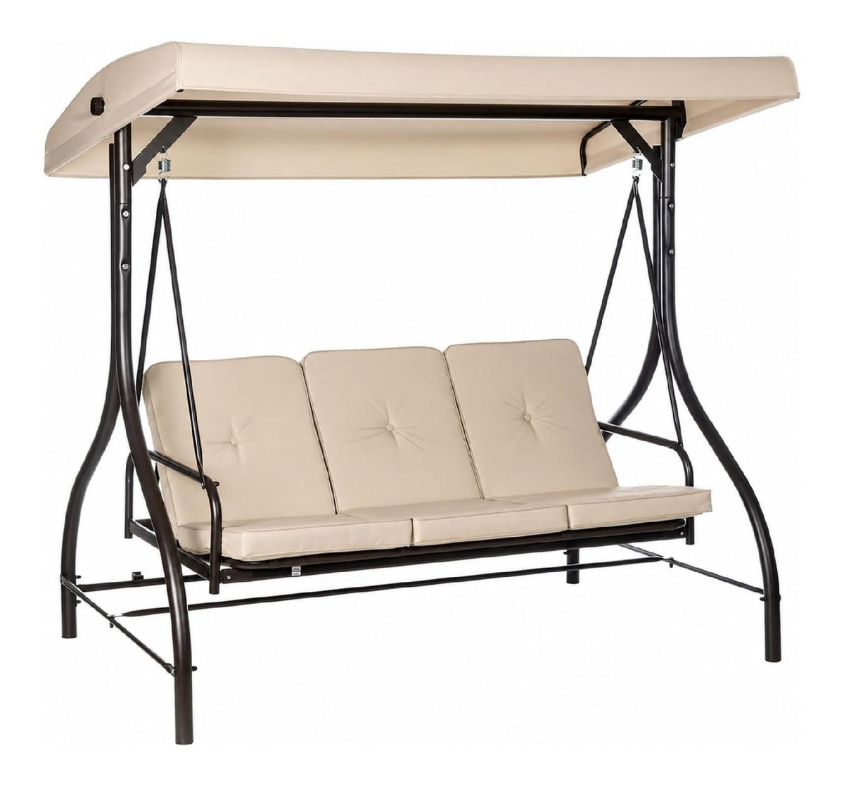 DESIGN MODERNO Dondolo giardino Dondoli coperti 175 cm 195 x 120 x 175 cm