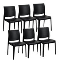 DESIGN MODERNO SINUOSO sedia Sedie per tavolo da giardino 46cm 80,5cm