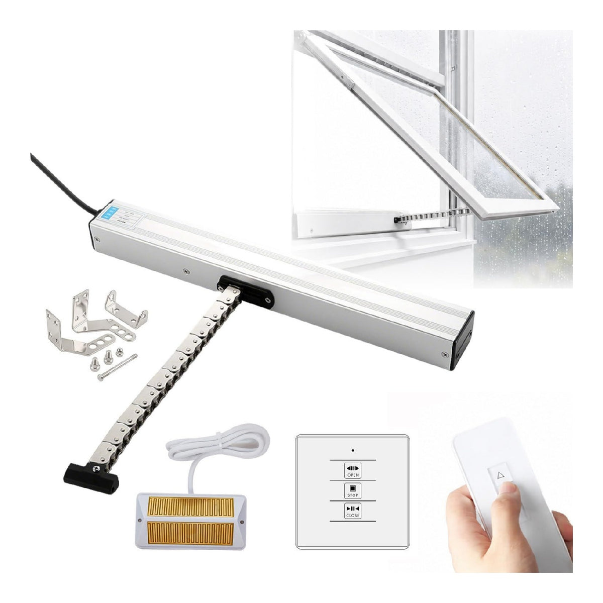 Aprifinestra automatico sensore pioggia Questo 24V 500 mm