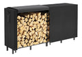 Portalegna 122 cm 106,7 cm con Materiale premium esterno copertura