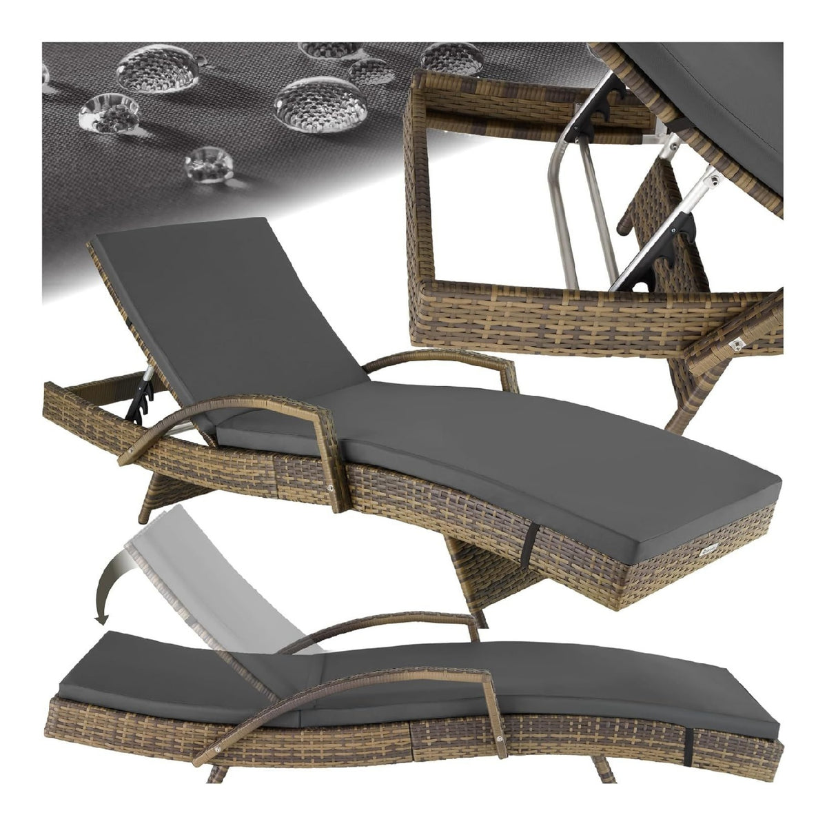SOLE RELAX Trasforma tuo Lettini 62 cm 74,5 cm