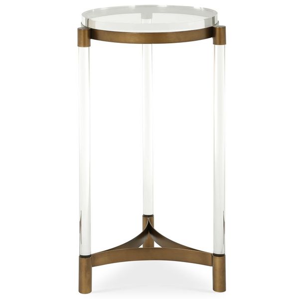 Tavolo decorativo Pereira trasparente/Bronzo