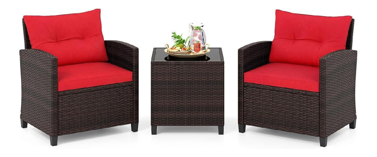 Set da conversazioni con Divani Rattan Resistente Robusto