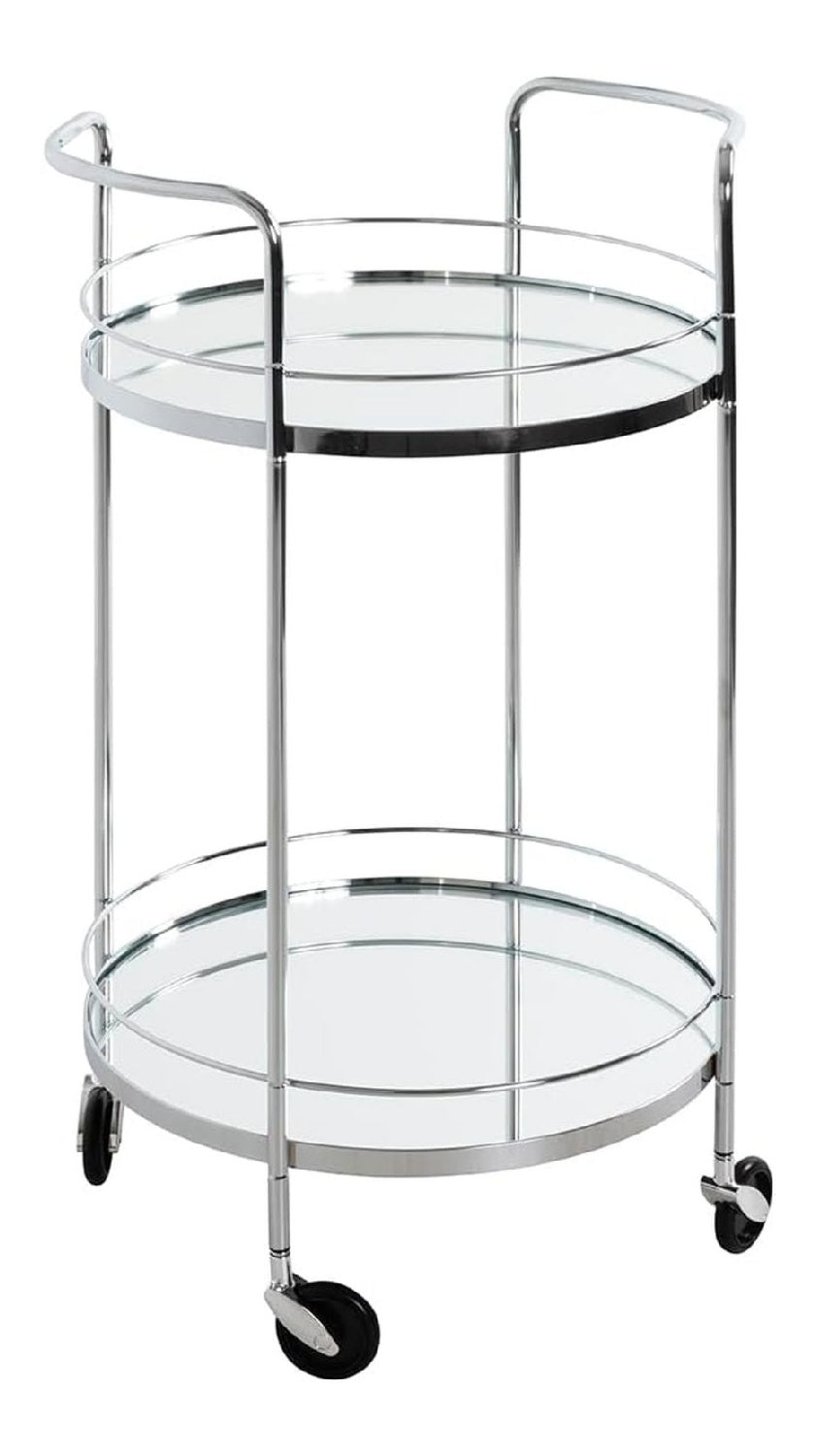 acciaio cromato Telaio piatto per giardino, Carrelli portavivande 42 cm 8 kg
