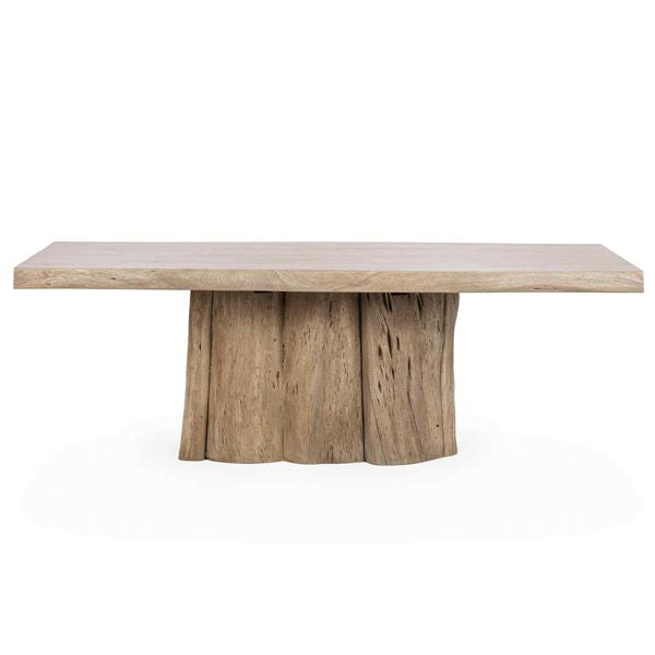 Tavolo da pranzo Terra in pietra arenaria grigio-beige