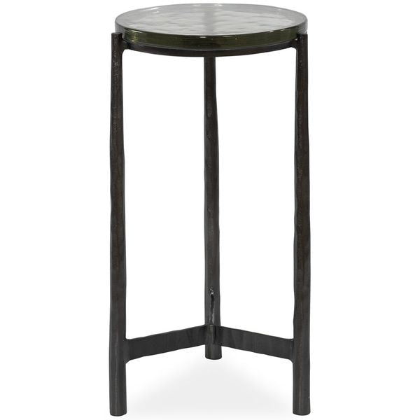Tavolo decorativo interno ed esterno Eternity finitura canna di fucile