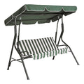 Dondoli per portico 170x110x153cm con Dondolo esterno verde Struttura