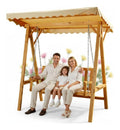 materiale legno pratico parasole per giardino, Dondoli per portico 188 cm 161 cm