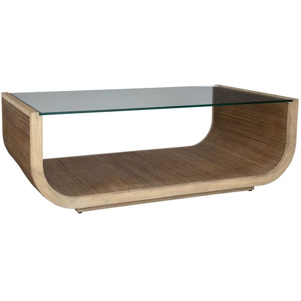 Tavolino da caff¨¨ Farrington grigio legno fluttuante