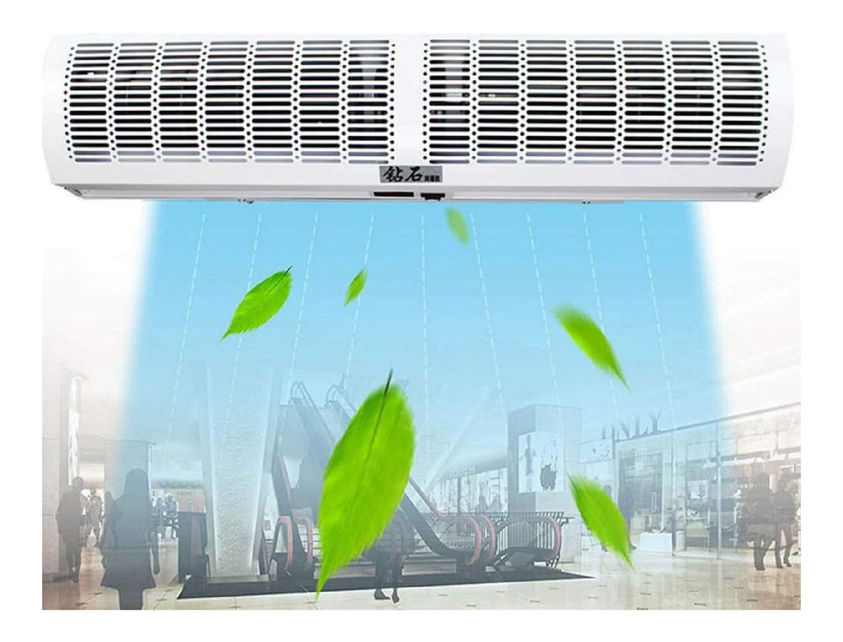 Potente funzione cortina d'aria per giardino, Attrezzatura per l'aerazione 2m 3m