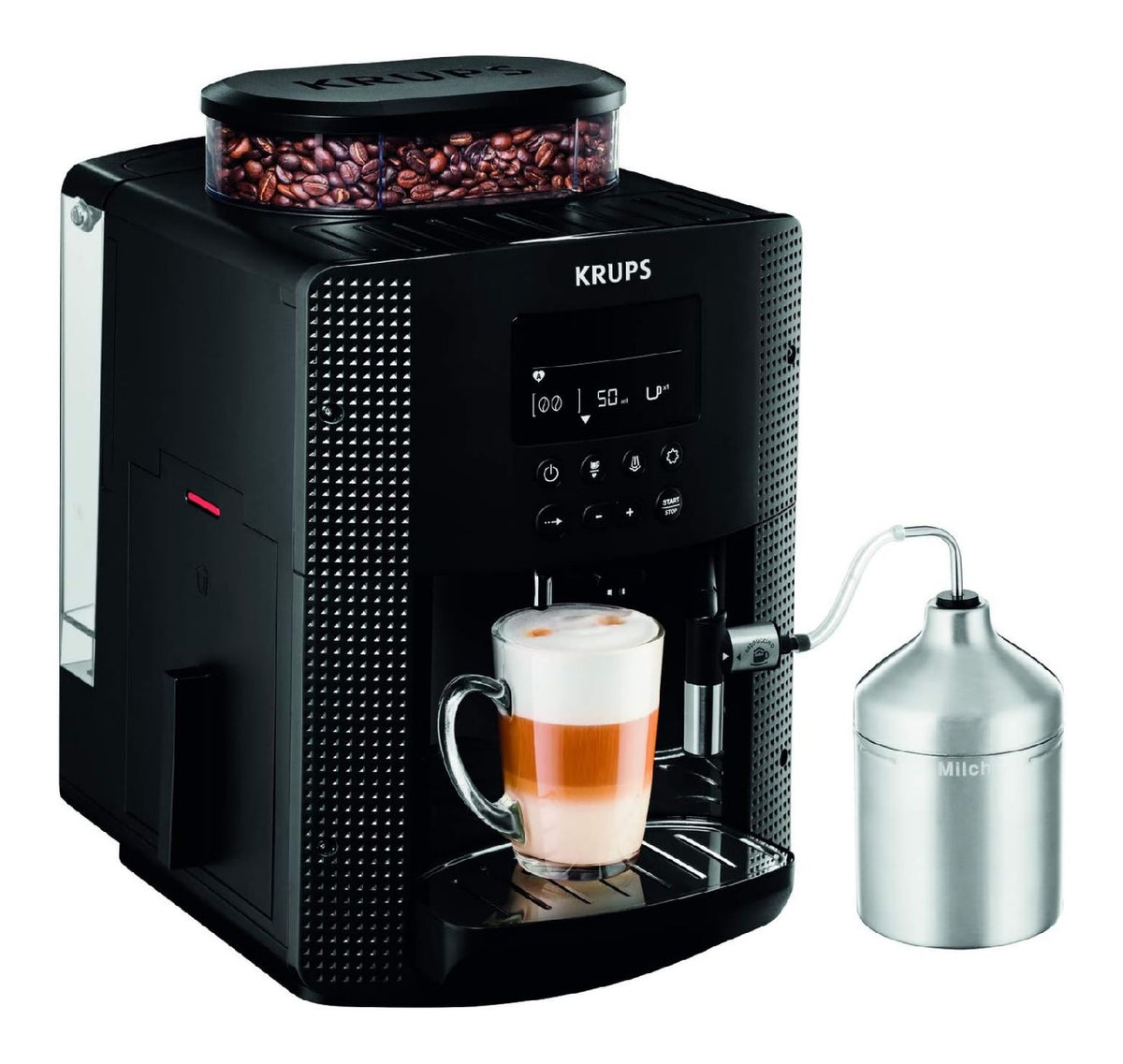 Macchina caff¨¨ con macinacaff¨¨ con distribuzione omogenea del calore