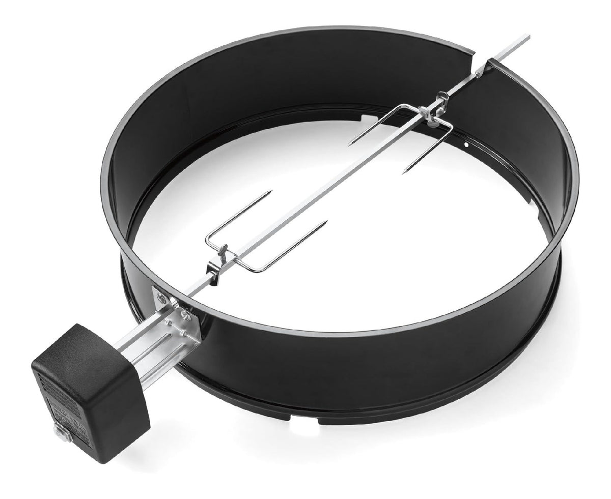 Girarrosto per uso esterno barbecue carbone Spiedo motorizzato 57 cm