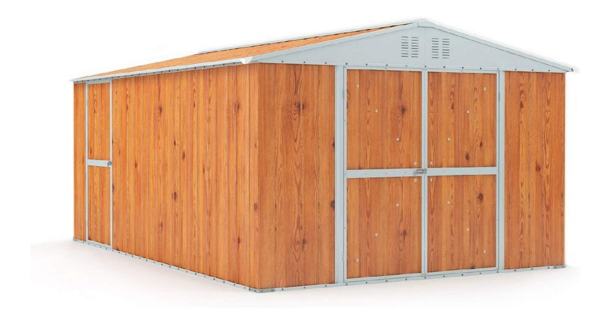 Dimensioni esterne Pannelli acciaio Casette da giardino 3.27 m 4.59 m