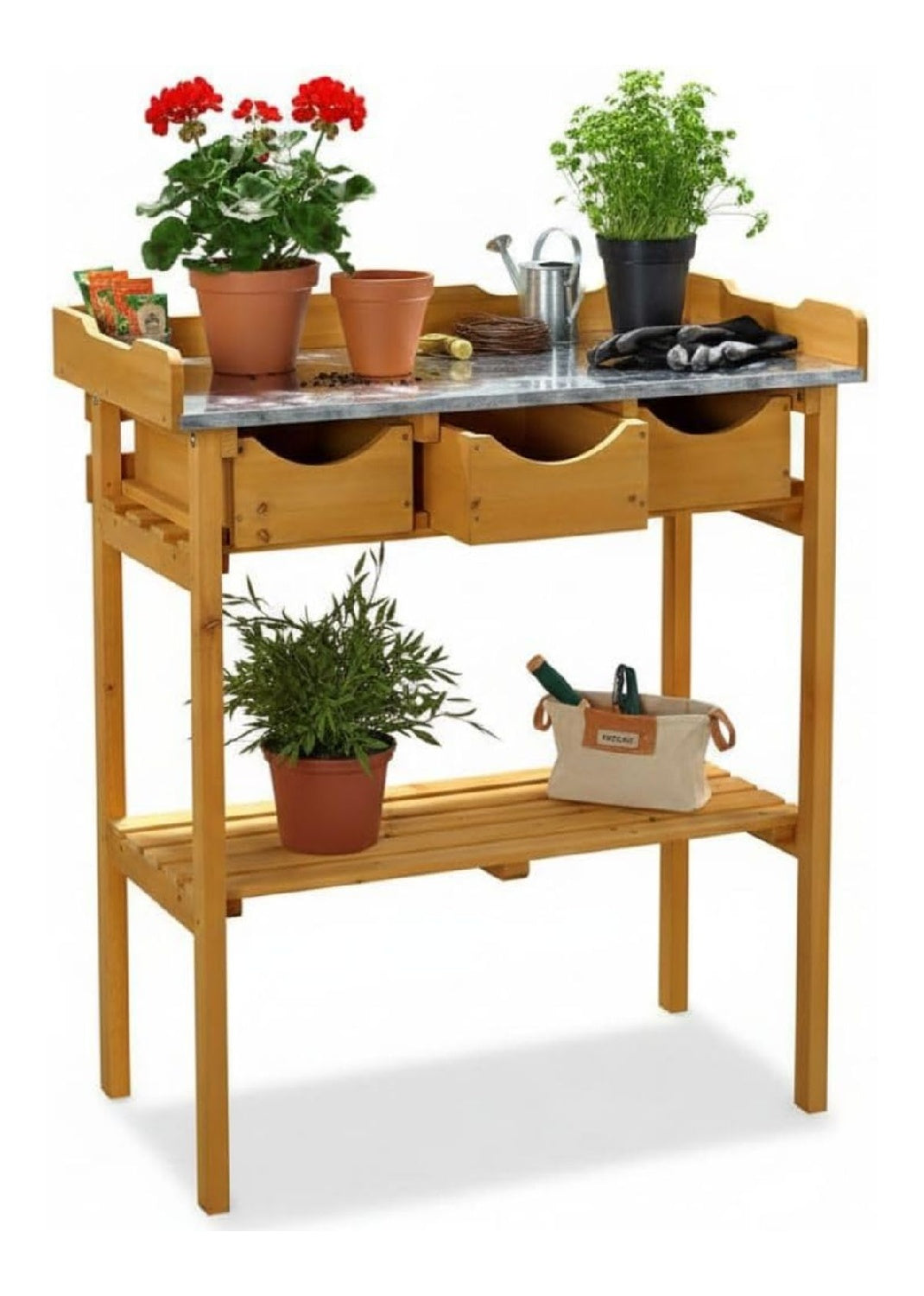 Tavoli per la germinazione per uso esterno Tavolo giardino alta qualita 82 cm 80 x 40 x 82 cm