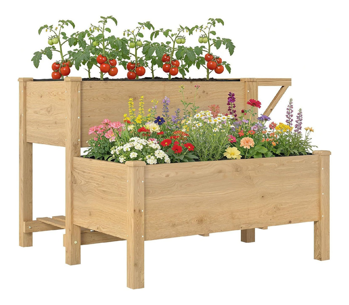 DESIGN DUE LIVELLI design per giardino, Kit per giardini fuori terra 95.3L 76.5 cm