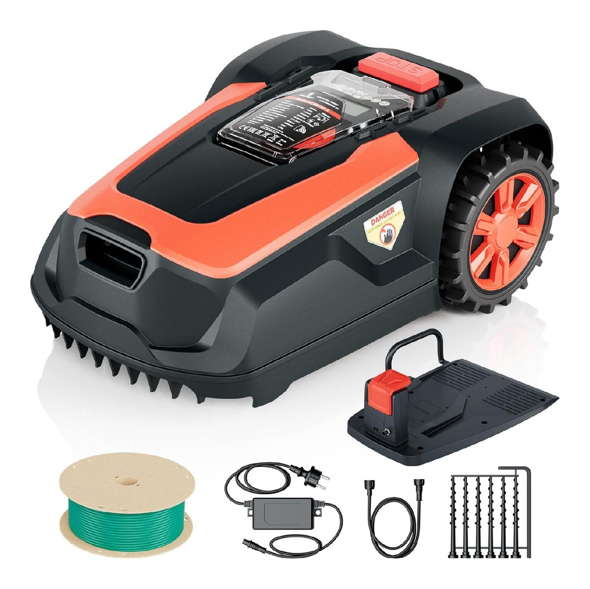 Tagliaerba robot per uso esterno Copertura fino cavo perimetrale 200 m 65 mm