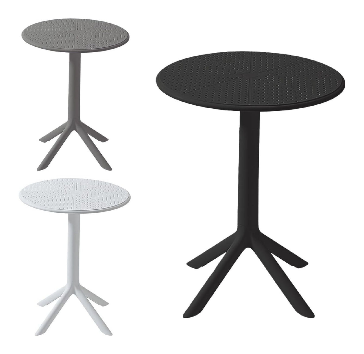 Tavolini da caffe Stabile resistente intemperie tavolo 60 cm 76 cm