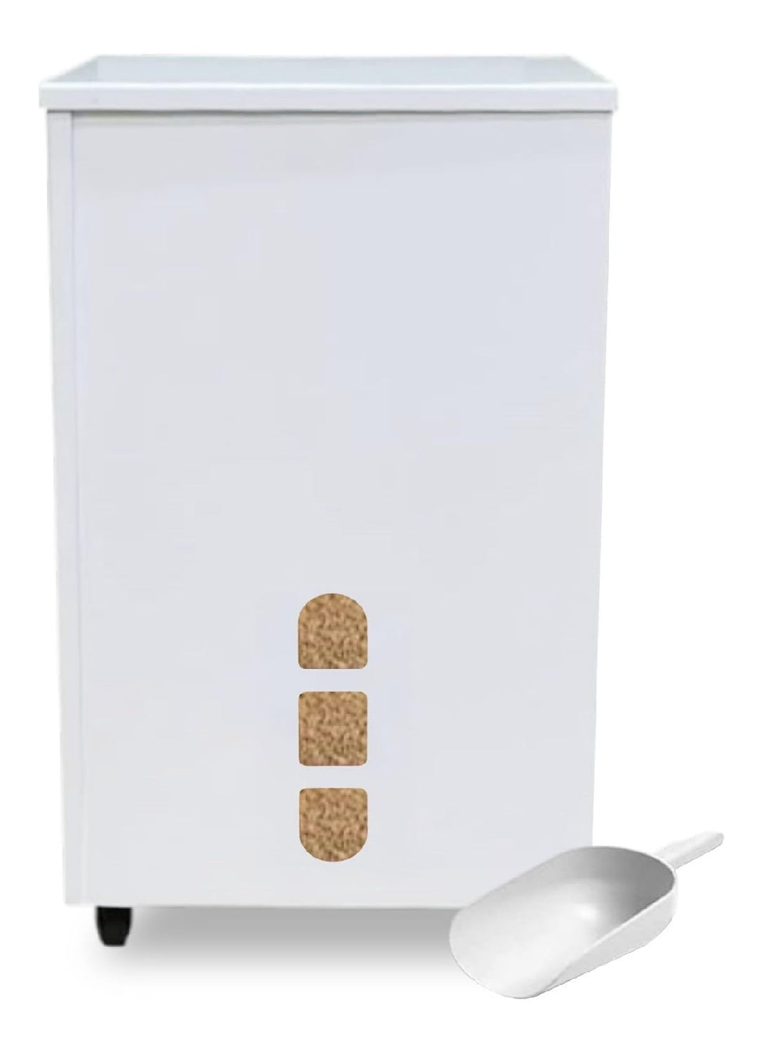 Contenitore Pellet interno porta per giardino, Cestini portalegna 15 kg 33x33x50 cm