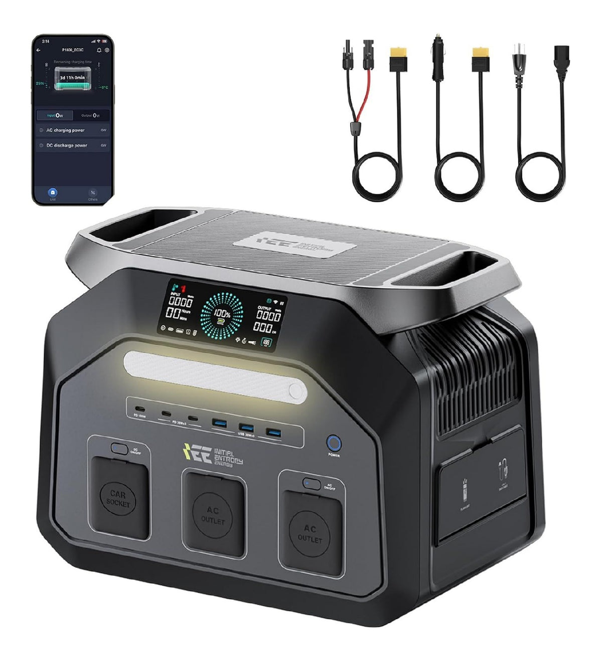 Potente uscita batteria alta per giardino, Generatori 1800 W